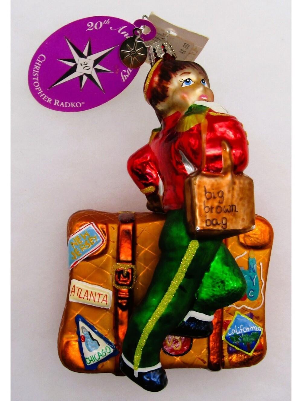 Christopher Radko 2005 Bloomies Bound Ornament with Original Tag and Box